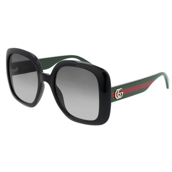 NEW GUCCI SQUARE OVERSIZED WOMEN SUNGLASSES GUCCI GG0713S 006 GUCCI GG0713S